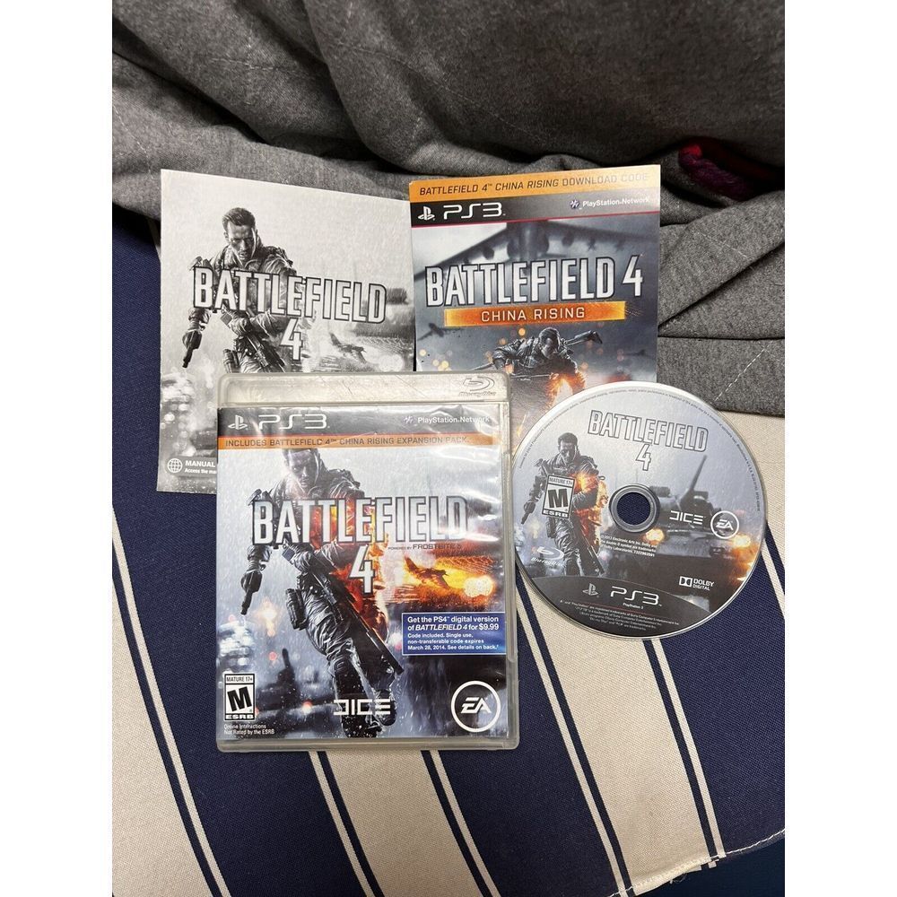 Battlefield 4‎ (Sony PlayStation 3 PS3, 2013)  Tested Works Video Game